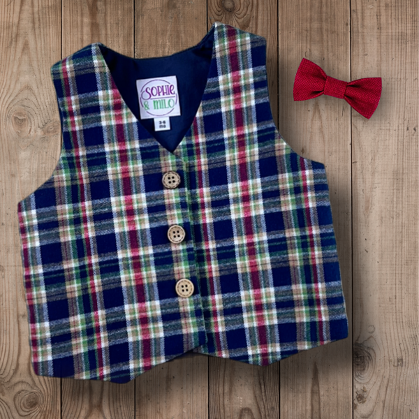 AIDEN VEST & BOWTIE - Sweet Tart’n